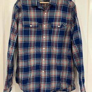 J. Crew Men’s Multicolor Plaid Button Down Shirt